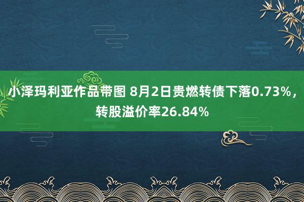 小泽玛利亚作品带图 8月2日贵燃转债下落0.73%，转股溢价率26.84%