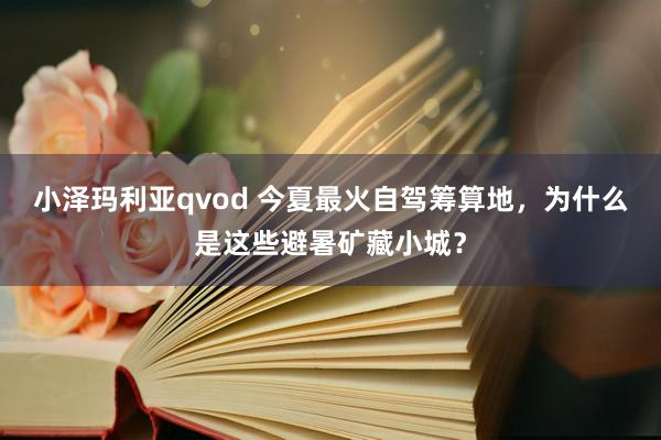 小泽玛利亚qvod 今夏最火自驾筹算地，为什么是这些避暑矿藏小城？