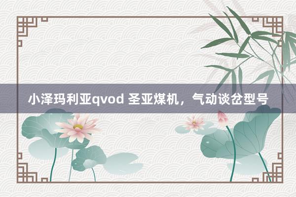 小泽玛利亚qvod 圣亚煤机，气动谈岔型号