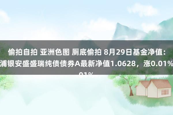 偷拍自拍 亚洲色图 厕底偷拍 8月29日基金净值：浦银安盛盛瑞纯债债券A最新净值1.0628，涨0.01%