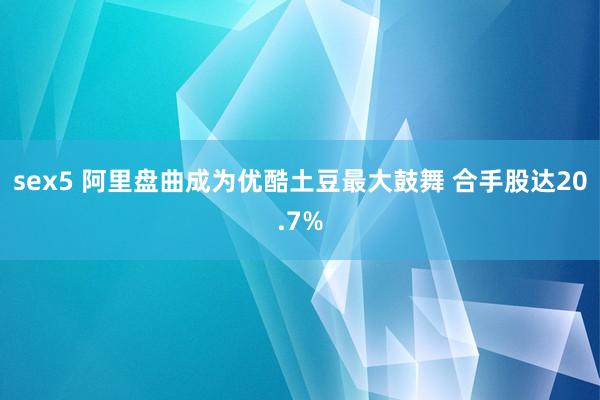 sex5 阿里盘曲成为优酷土豆最大鼓舞 合手股达20.7%